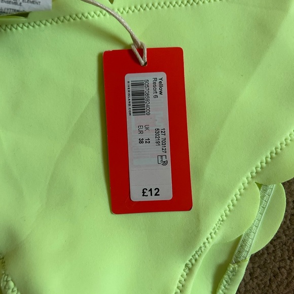 River island neon bikini BNWT size 12 - Picture 4 of 5